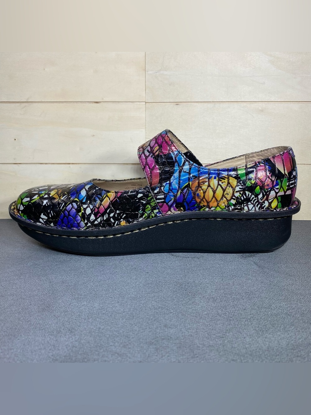 Alegria Paloma Mary Jane Multicolor Women's Size 10 Shoes EU40 Leather - Picture 2 of 11